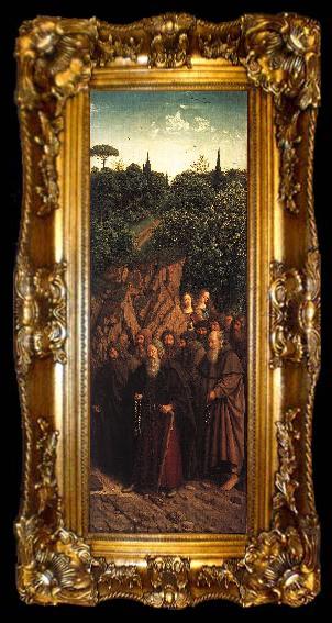 framed  EYCK, Jan van The Holy Hermits, ta009-2